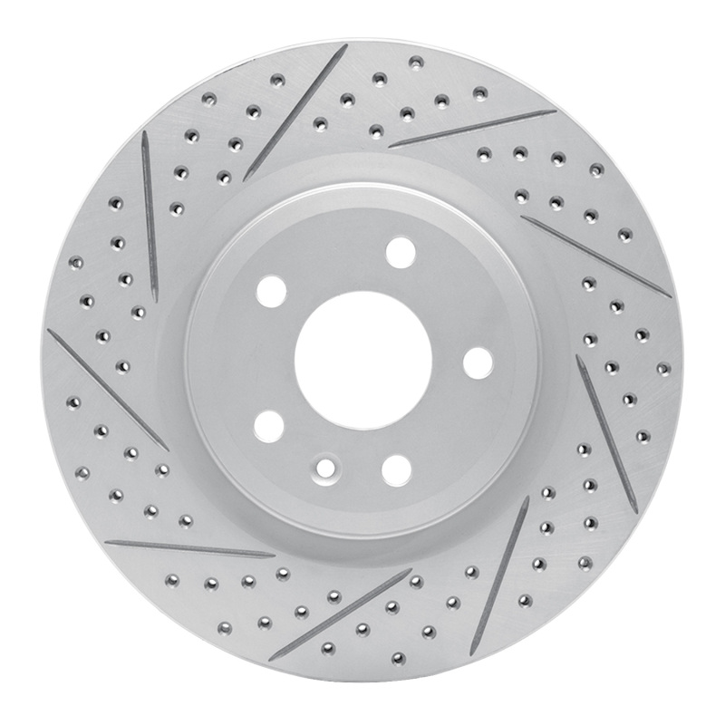 Ford Taurus SHO Brake Rotor (1) - Front Left - DFC - Drilled & Slotted Geoperformance - `11-`19