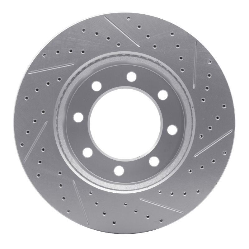 Ford E-350 Super Duty Brake Rotor (1) - Front Left - DFC - Drilled & Slotted Geoperformance - `95-`04