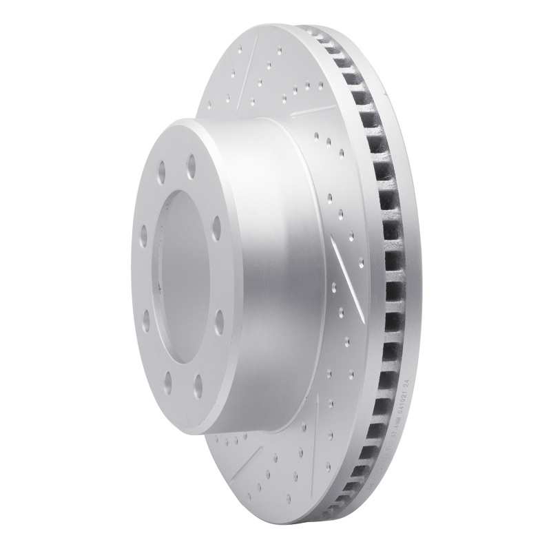 Ford E-150 Econoline Brake Rotor (1) - Front Left - DFC - Geoperf Drilled & Slotted - `95-`07