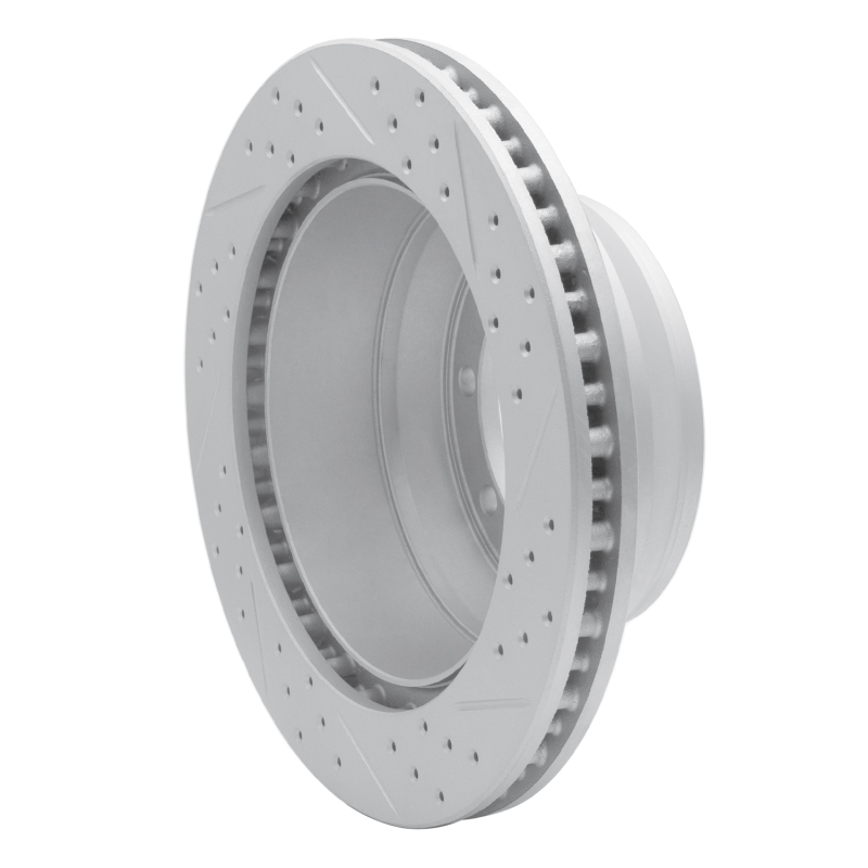 Ford E-350 Club Wagon Brake Rotor (1) - Rear Left - DFC - Geoperformance Rotor - Drilled and Slotted - `99-`07