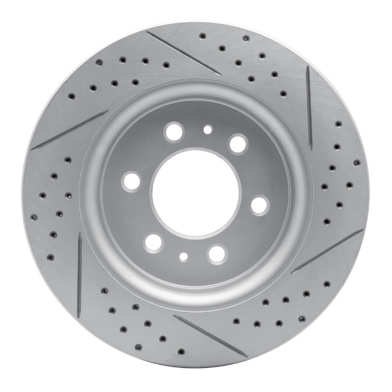 Ford F-150 Brake Rotor (1) - Front Left - DFC - Drilled & Slotted Geoperformance - `07-`21