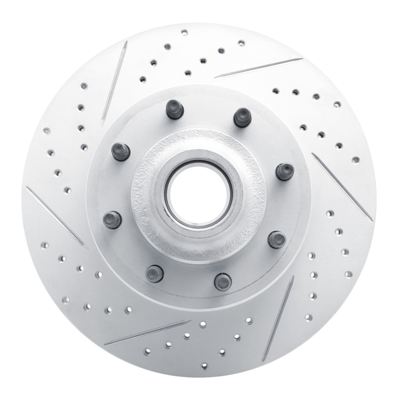 Ford E-250 Brake Rotor (1) - Front Left - DFC - Drilled & Slotted Geoperformance - `08-`25