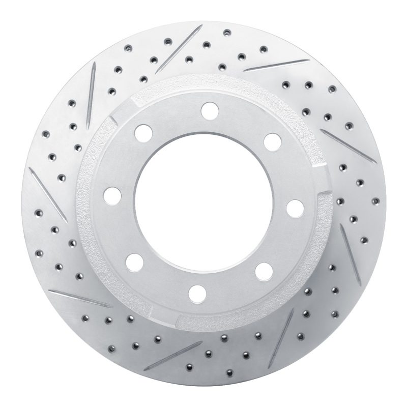 Ford F-250 Brake Rotor (1) - Rear Left - DFC - Geoperformance Drilled & Slotted - `11-`22