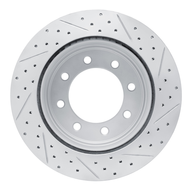 Ford F-250 Brake Rotor (1) - Rear Left - DFC - Geoperformance Drilled & Slotted - `11-`22