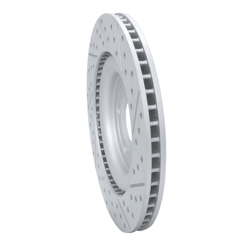 Ford Police Interceptor Utility Brake Rotor (1) - Rear Left - DFC - Drilled & Slotted Geoperformance - `20-`26