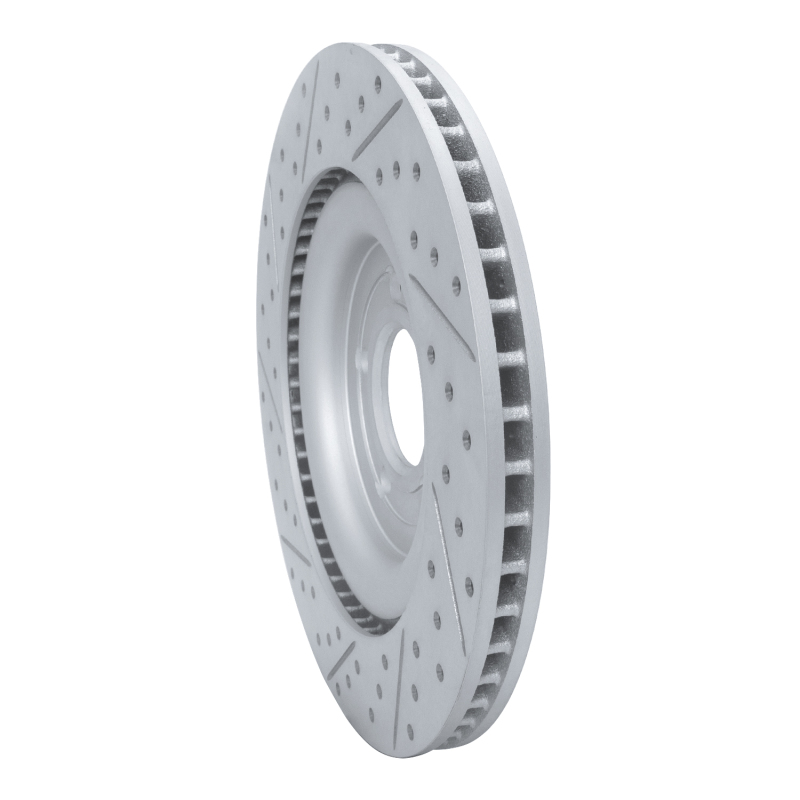 Ford Police Interceptor Utility Brake Rotor (1) - Rear Right - DFC - Drilled & Slotted Geoperformance - `20-`26