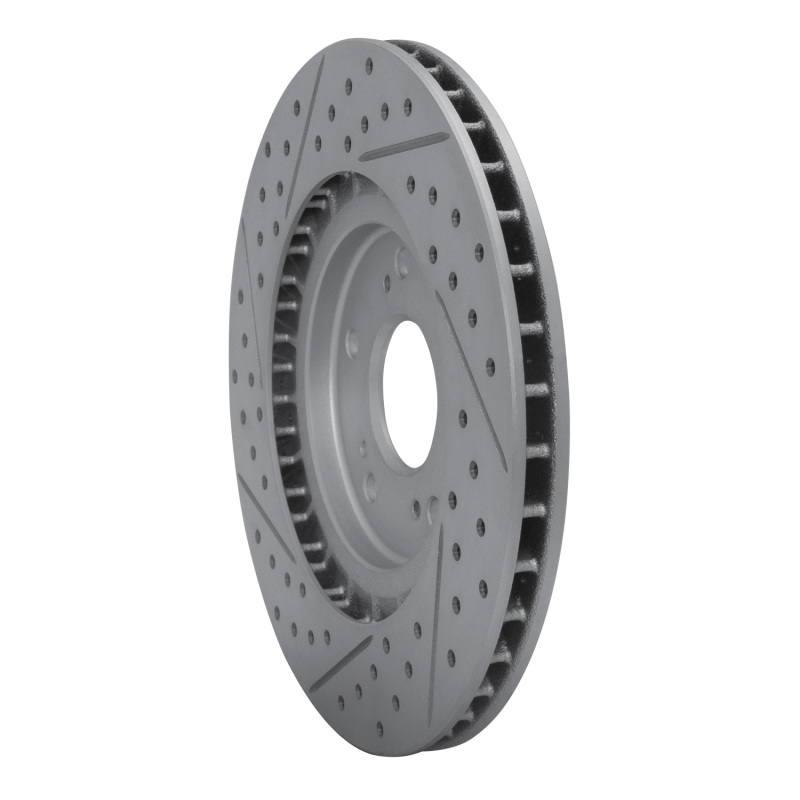 Acura NSX Brake Rotor (1) - Rear Right - DFC - Geoperformance Drilled & Slotted - `97-`05