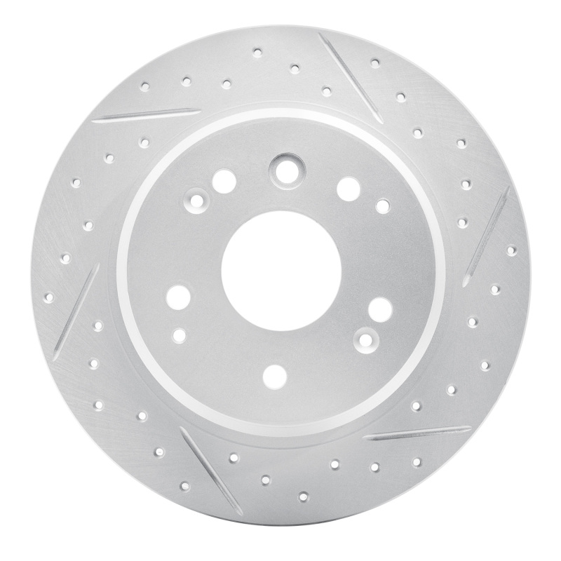Acura TL Brake Rotor (1) - Rear Right - DFC - Geoperformance Drilled & Slotted - `99-`11