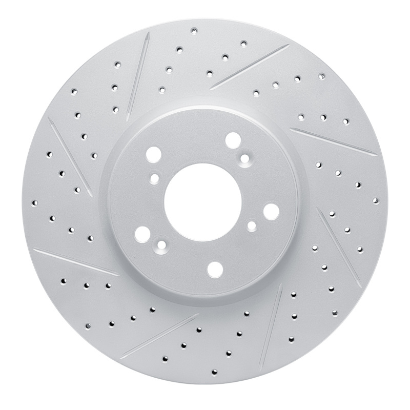 Acura TL Brake Rotor (1) - Front Left - DFC - Geoperformance Drilled & Slotted - `04-`08