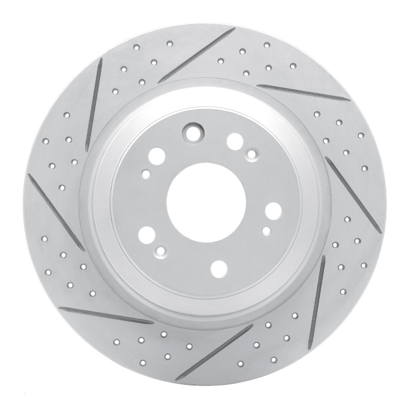 Acura TL Brake Rotor (1) - Rear Left - DFC - Drill & Slot - `09-`14