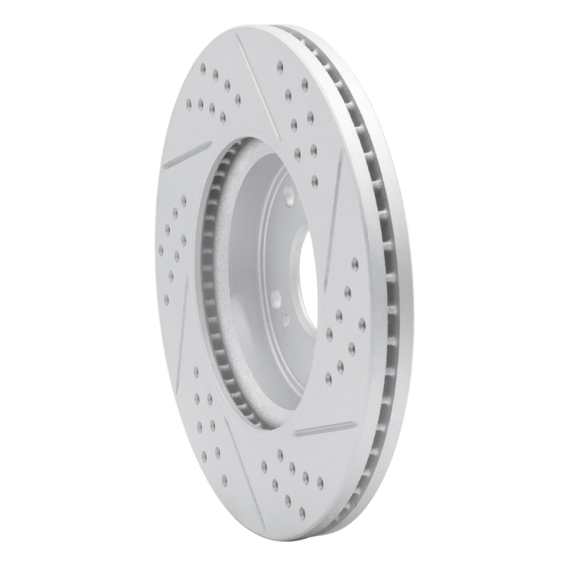 Honda Civic Brake Rotor (1) - Front Left - DFC - Drilled & Slotted Geoperformance - `13-`26