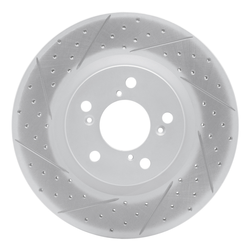Acura TL Brake Rotor(s) (1) - Front Left - DFC - Drilled & Slotted Geoperformance - `09-`14