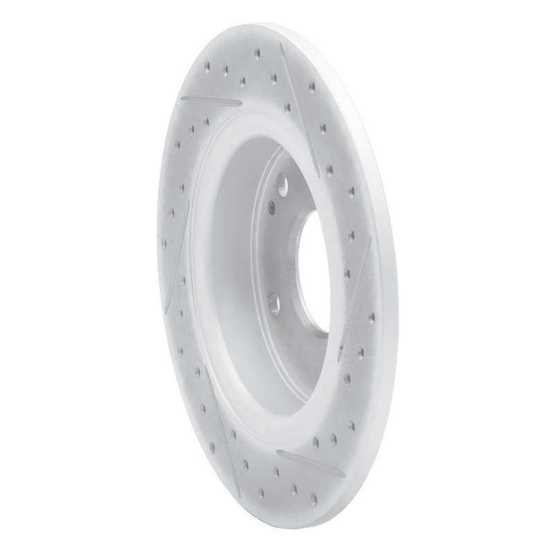 Honda Civic Brake Rotor (1) - Rear Left - DFC - Drilled & Slotted Geoperformance - `16-`25