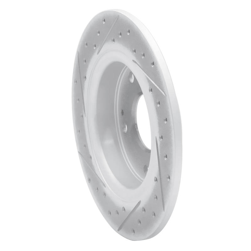 Honda Civic Brake Rotor (1) - Rear Right - DFC - Drilled & Slotted Geoperformance - `16-`25