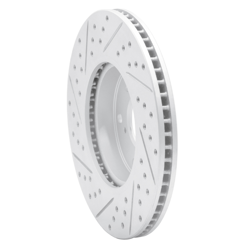 Honda Civic Brake Rotor (1) - Front Right - DFC - Geoperformance Drilled & Slotted - `16-`26