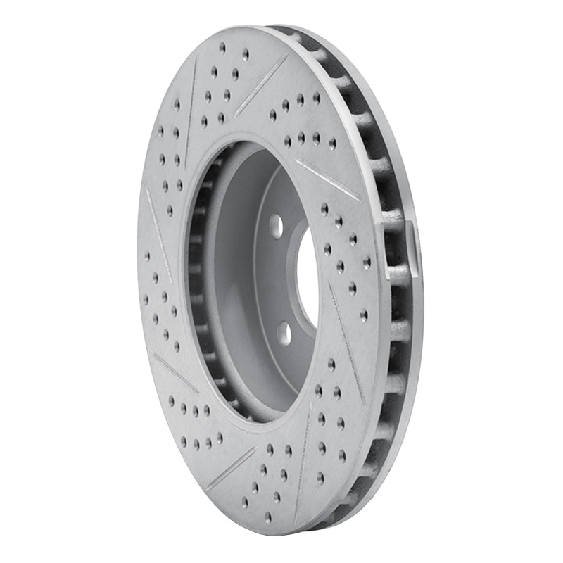 Mercedes-Benz E350 Brake Rotor (1) - Front Right - DFC - Drilled & Slotted Geoperformance - `03-`09