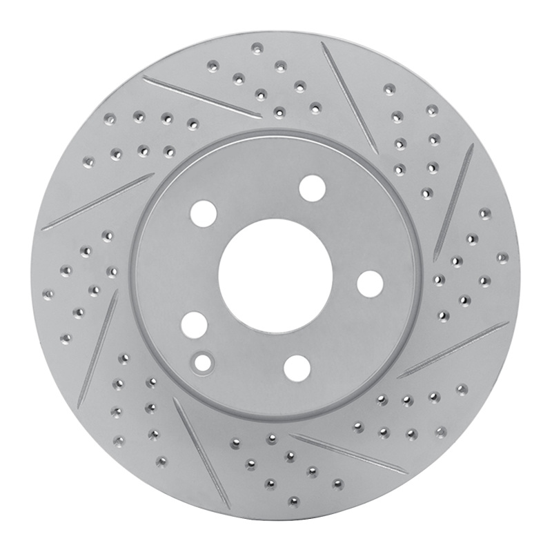 Mercedes-Benz E350 Brake Rotor (1) - Front Right - DFC - Drilled & Slotted Geoperformance - `03-`09
