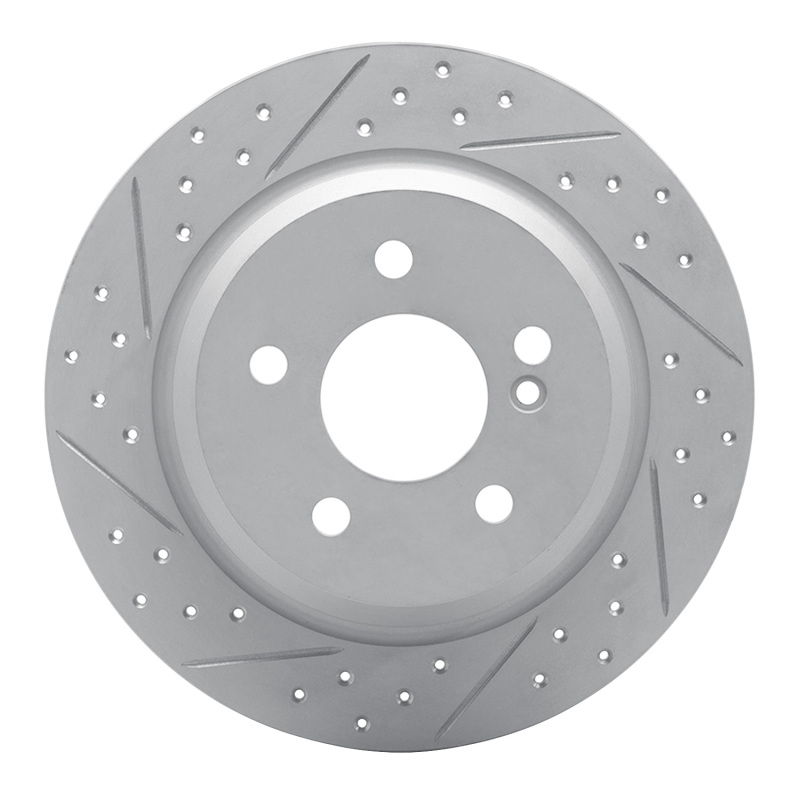 Mercedes-Benz E200 Brake Rotor (1) - Rear Left - DFC - Drilled & Slotted Geoperformance - `03-`16