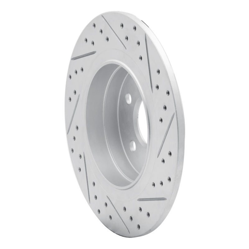 Mercedes-Benz C200 Brake Rotor (1) - Rear Left - DFC - Geoperformance Drilled & Slotted - `08-`15