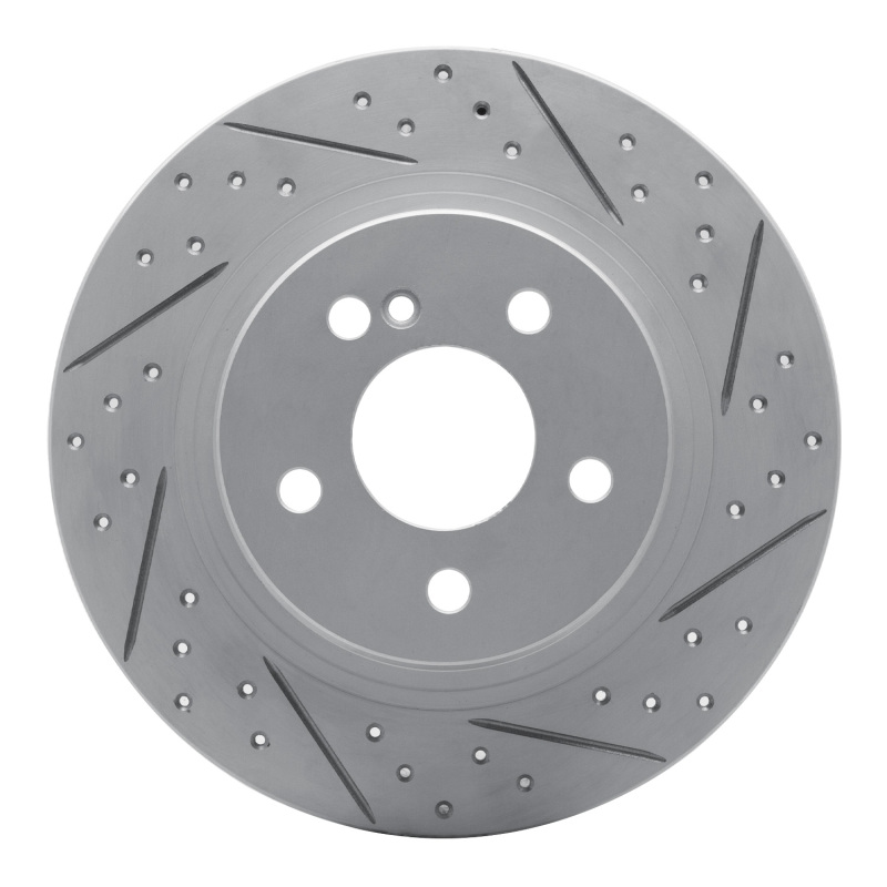 Mercedes-Benz C250 Brake Rotor (1) - Rear Right - DFC - Drilled & Slotted Geoperformance - `08-`15