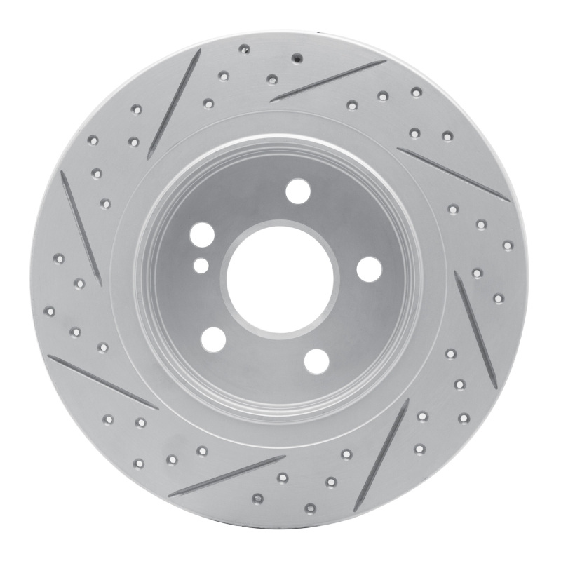 Mercedes-Benz C250 Brake Rotor (1) - Rear Right - DFC - Drilled & Slotted Geoperformance - `08-`15