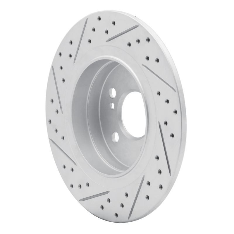 Mercedes-Benz C250 Brake Rotor (1) - Rear Right - DFC - Drilled & Slotted Geoperformance - `08-`15