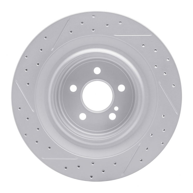 Mercedes-Benz CLS63 AMG Brake Rotor (1) - Rear Right - DFC - Geoperformance Rotor - Drilled and Slotted - `10-`18