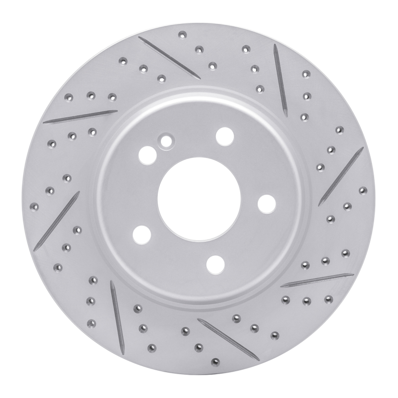 Mercedes-Benz E350 Brake Rotor (1) - Rear Right - DFC - Drilled & Slotted Geoperformance - `15-`23