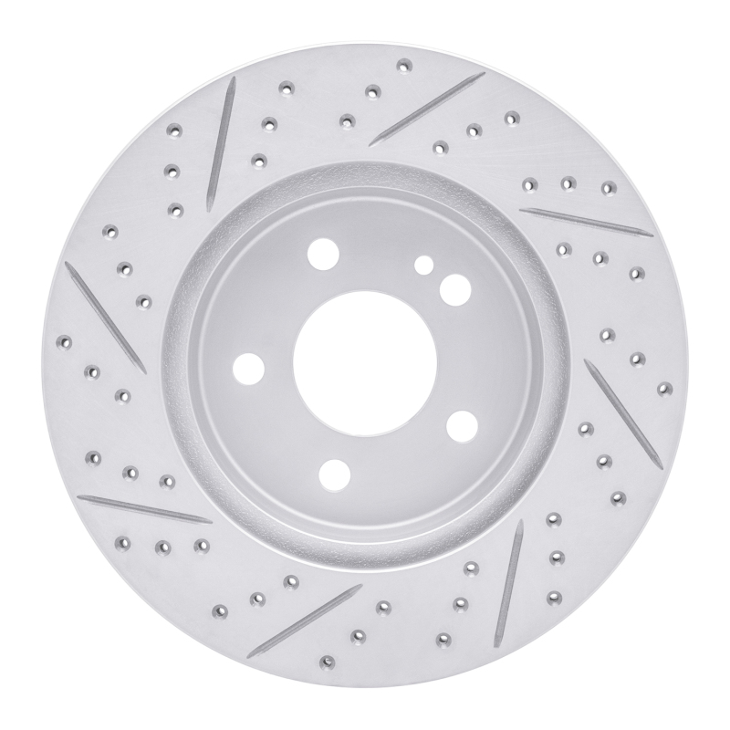 Mercedes-Benz E350 Brake Rotor (1) - Rear Right - DFC - Drilled & Slotted Geoperformance - `15-`23