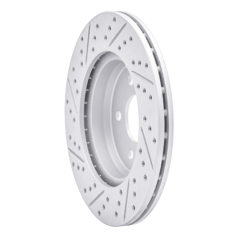 Mercedes-Benz E350 Brake Rotor (1) - Rear Right - DFC - Drilled & Slotted Geoperformance - `15-`23