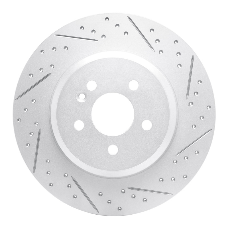 Mercedes-Benz Ml55 AMG Brake Rotor (1) - Rear Right - DFC - Drilled & Slotted Geoperformance - `00-`05