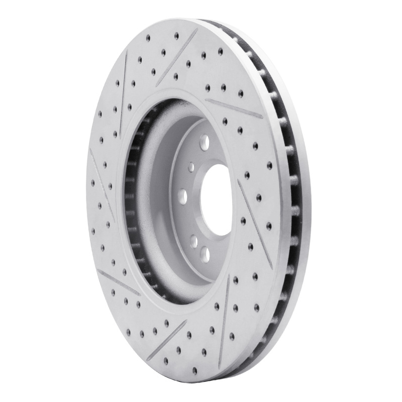 Mercedes-Benz R350 Brake Rotor (1) - Front Right - DFC - Drilled & Slotted Geoperformance - `06-`12