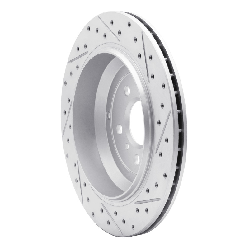 Mercedes-Benz R500 Brake Rotor (1) - Rear Left - DFC - Geoperformance Drilled & Slotted - `06-`12