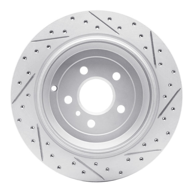 Mercedes-Benz R500 Brake Rotor (1) - Rear Left - DFC - Geoperformance Drilled & Slotted - `06-`12