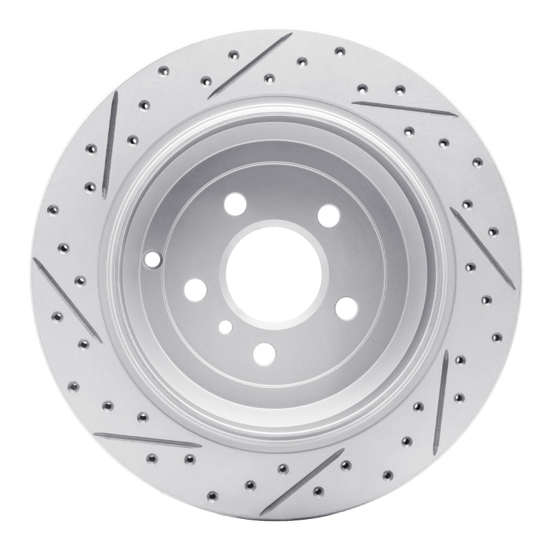 Mercedes-Benz ML450 Brake Rotor (1) - Rear Right - DFC - Geoperformance Drilled & Slotted - `06-`12