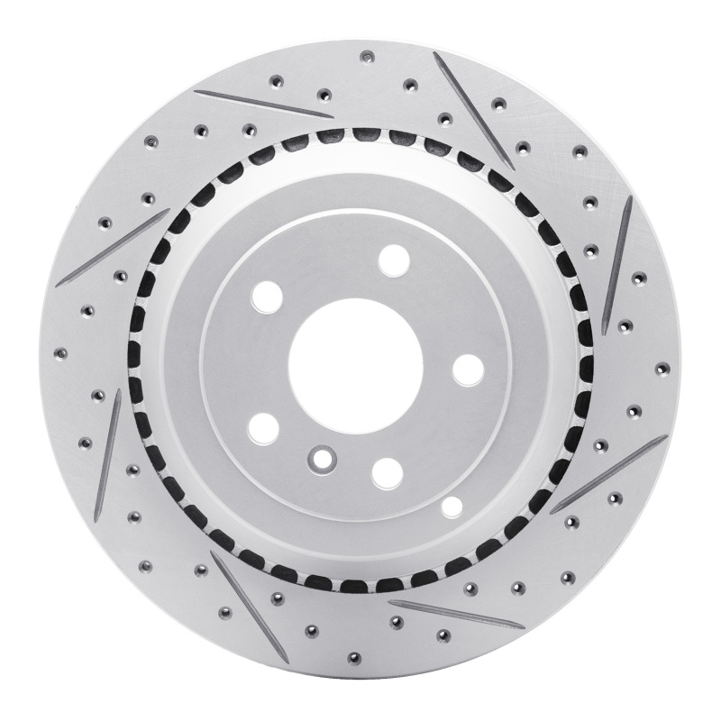 Mercedes-Benz ML450 Brake Rotor (1) - Rear Right - DFC - Geoperformance Drilled & Slotted - `06-`12