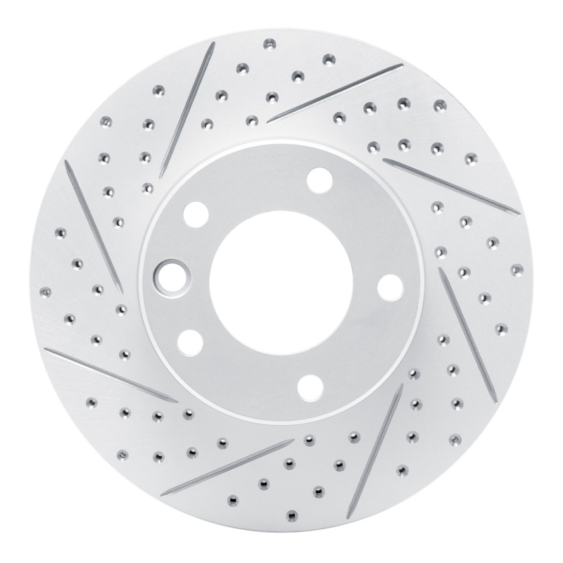 Mercedes-Benz G550 Brake Rotor (1) - Front Left - DFC - Geoperformance Drilled & Slotted - `08-`18