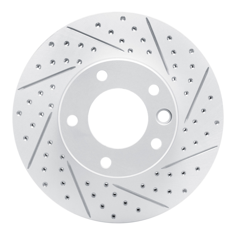 Mercedes-Benz G500 Brake Rotor (1) - Front Right - DFC - Drilled & Slotted Geoperformance - `08-`18