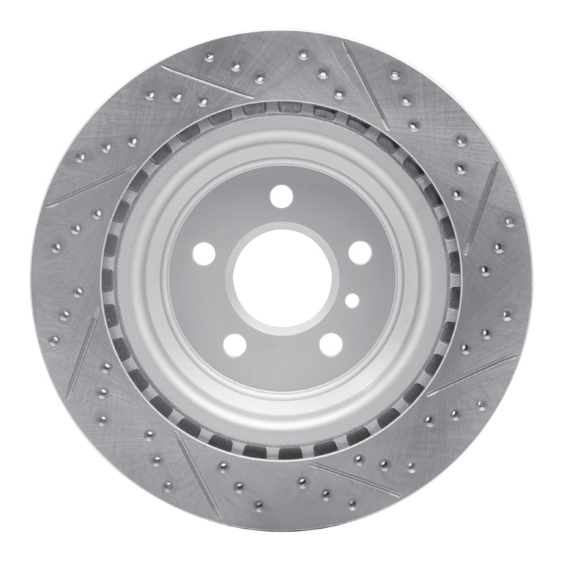 Mercedes-Benz Gle43 AMG Brake Rotor (1) - Rear Left - DFC - Geoperformance Rotor - Drilled and Slotted - `12-`19