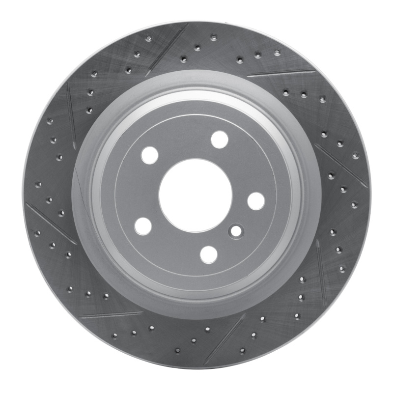 Mercedes-Benz Gle43 AMG Brake Rotor (1) - Rear Left - DFC - Geoperformance Rotor - Drilled and Slotted - `12-`19