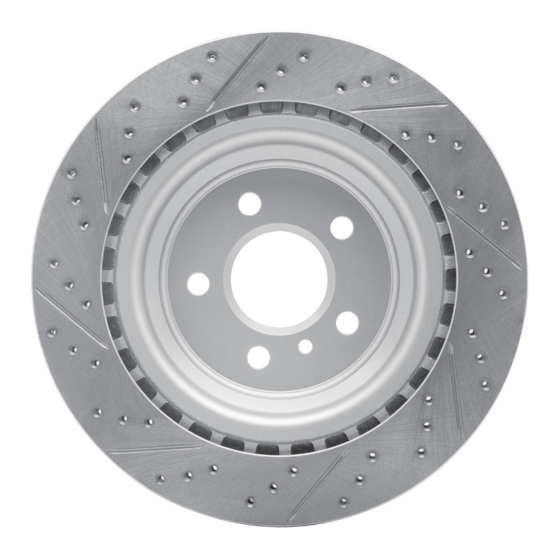 Mercedes-Benz Gle43 AMG Brake Rotor (1) - Rear Right - DFC - Drilled & Slotted Geoperformance - `12-`19