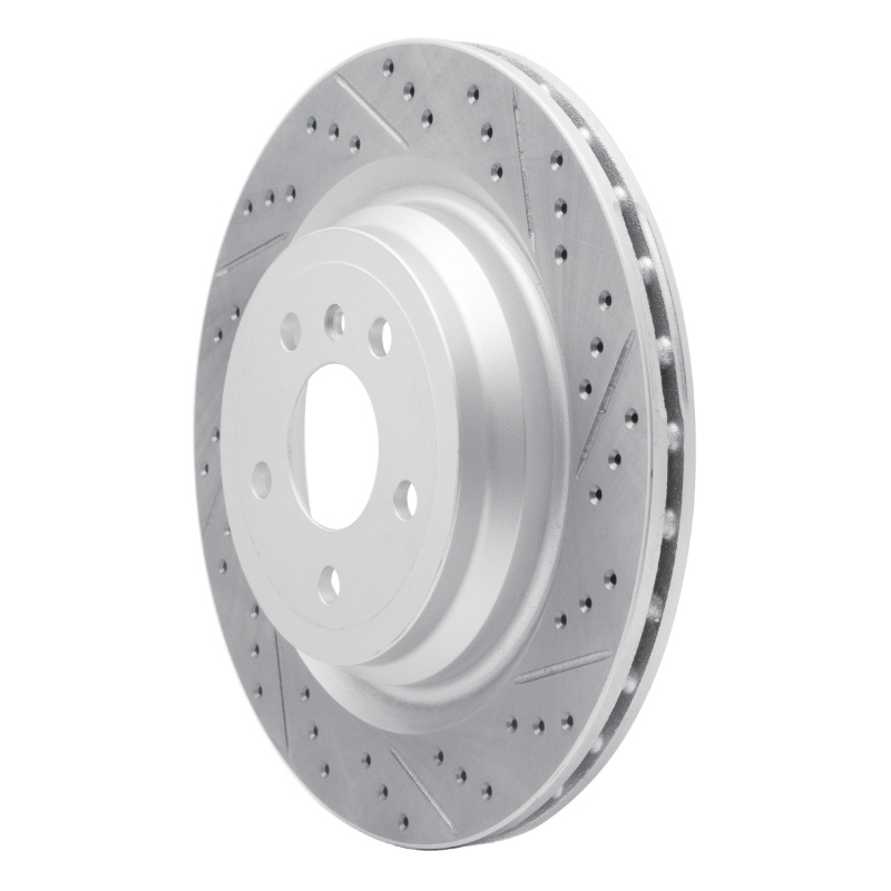 Mercedes-Benz Gle43 AMG Brake Rotor (1) - Rear Right - DFC - Drilled & Slotted Geoperformance - `12-`19