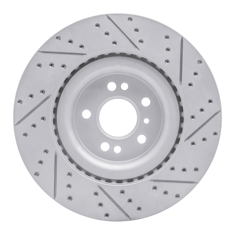 Mercedes-Benz GL350 Brake Rotor (1) - Front Left - DFC - Drilled & Slotted Geoperformance - `13-`19