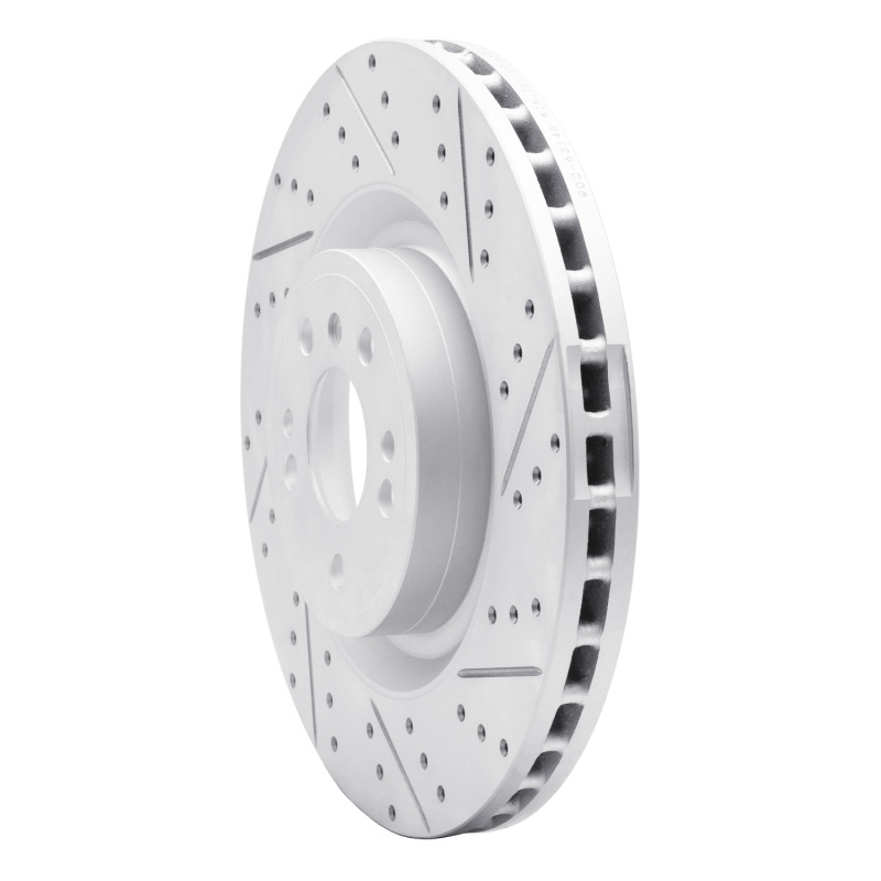 Mercedes-Benz GLS350D Brake Rotor (1) - Front Right - DFC - Geoperformance Drilled & Slotted - `13-`19