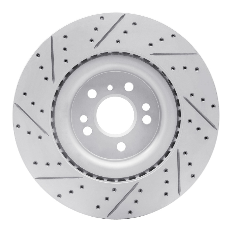 Mercedes-Benz GLS350D Brake Rotor (1) - Front Right - DFC - Geoperformance Drilled & Slotted - `13-`19