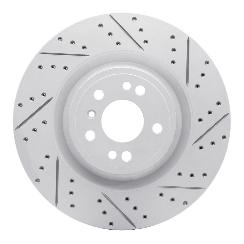 Mercedes-Benz GLS350D Brake Rotor (1) - Front Right - DFC - Geoperformance Drilled & Slotted - `13-`19