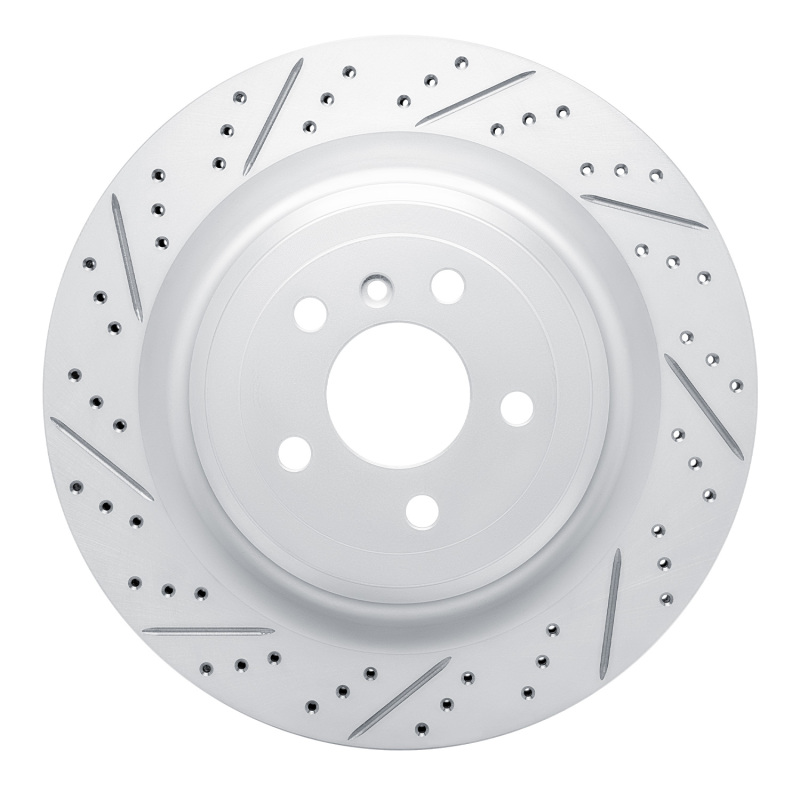 Mercedes-Benz GL350 Brake Rotor (1) - Rear Left - DFC - Geoperf Drilled & Slotted - `13-`19