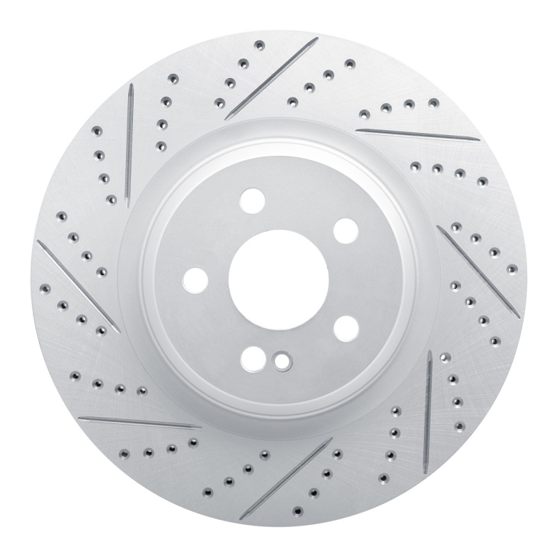 Mercedes-Benz Maybach GLS600 Brake Rotor (1) - Rear Left - DFC - Drilled & Slotted Geoperformance - `20-`26