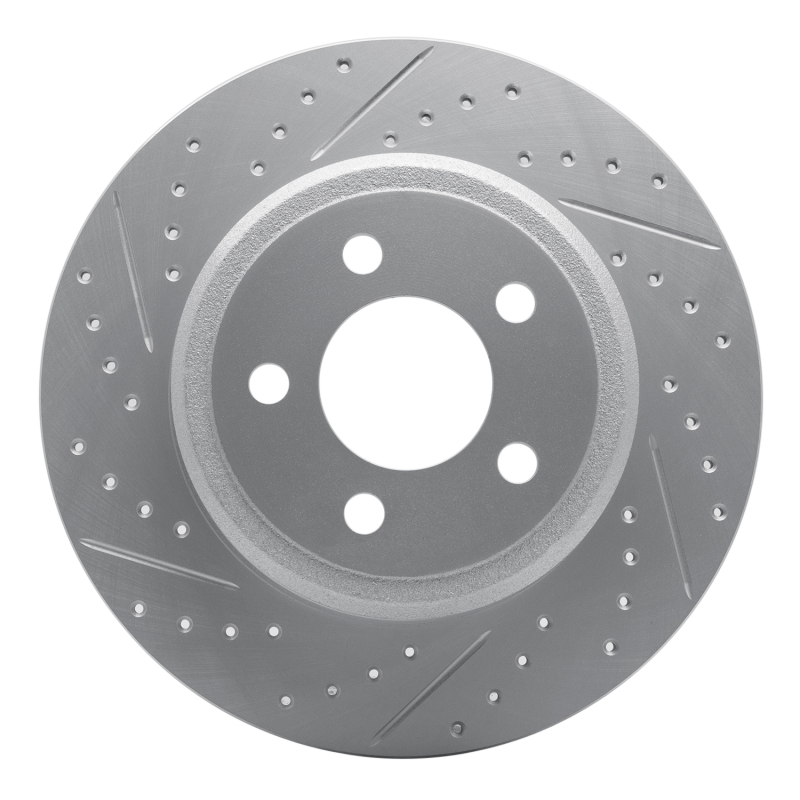 Chevrolet Astra Brake Rotor (1) - Rear Left - DFC - Drilled & Slotted Geoperformance - `97-`08