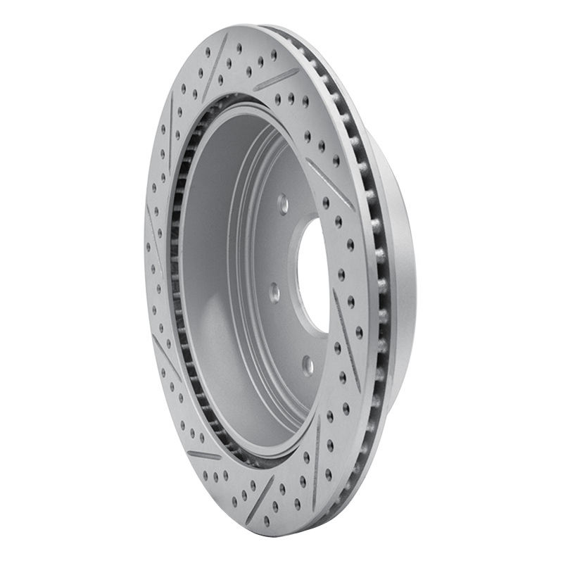 Nissan Titan Brake Rotor (1) - Rear Right - DFC - Drilled & Slotted Geoperformance - `17-`24